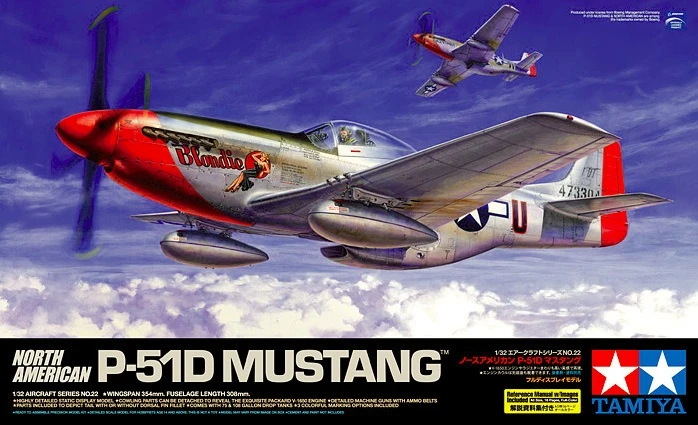 Tamiya 60322 North American P-51D Mustang - Image 3