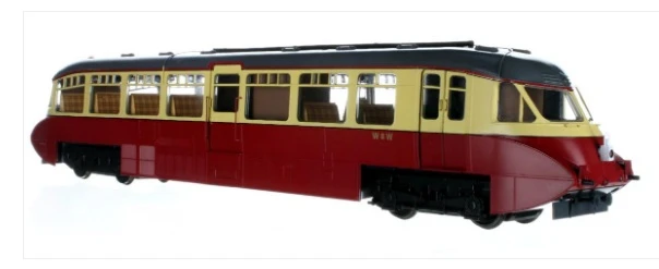 Dapol 7D-011-005 Streamlined Diesel Railcar W8W BR Carmine/Cream