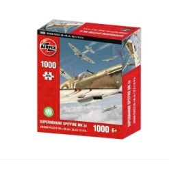 Expo Drillls & Tools AAX0007 Supermarine Spitfire MK.la – Airfix 1,000pc Jigsaw Puzzle