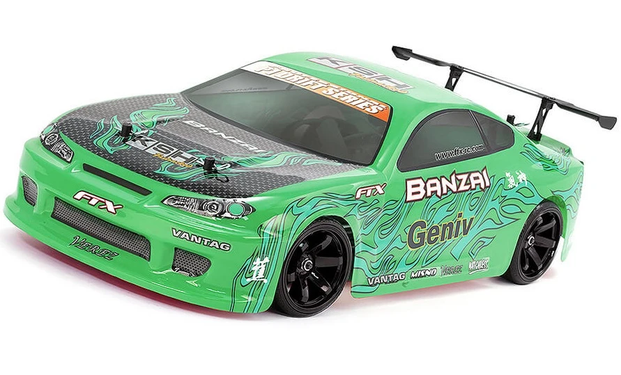 FTX BANZAI 1/10 BRUSHED DRIFT 4WD RTR – GREEN - Image 2