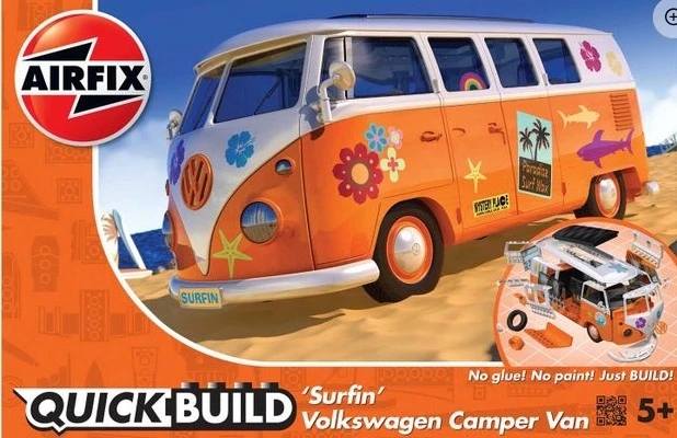 Airfix QUICKBUILD CARS VW Camper Van ‘Surfin’